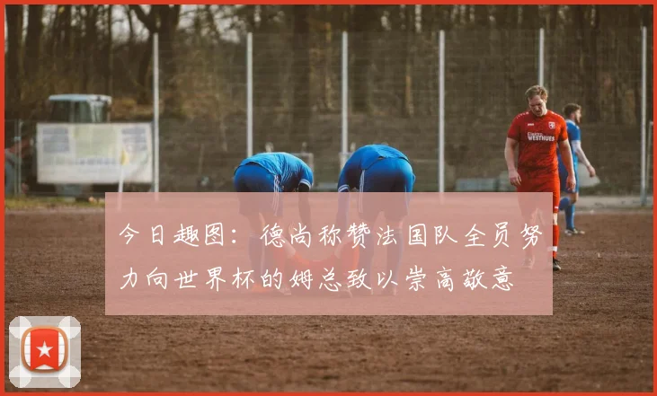 今日趣图：德尚称赞法国队全员努力向世界杯的姆总致以崇高敬意
